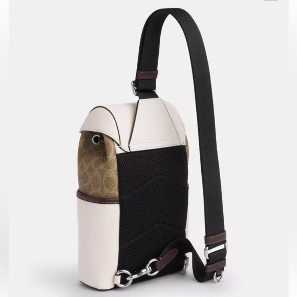 NWT COACH Racer Pack In Signature Colorblock - Picture 6 of 8